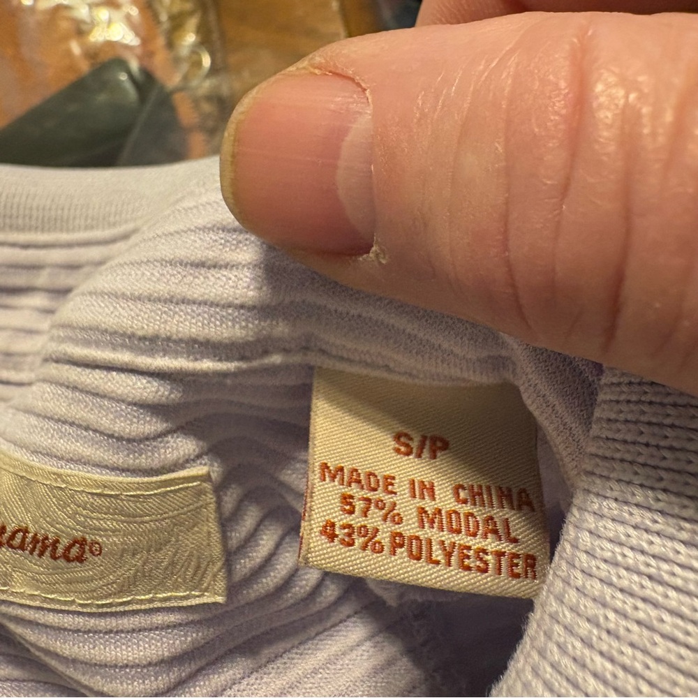 Tommy Bahama Light Lavender Polo Shirt Size Small - Picture 7 of 10